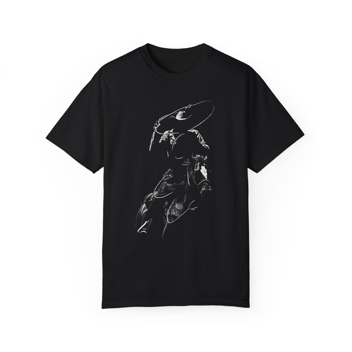 Vintage Cowboy Silhouette Retro T-shirt. - KILLER RETRO