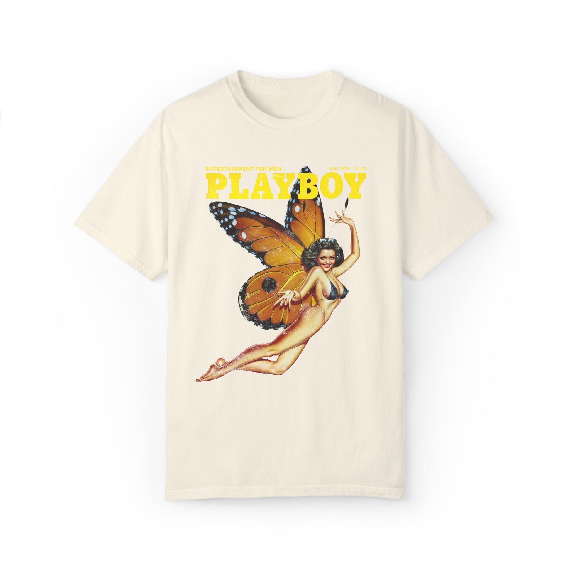 Vintage Erotic Magazine Cover Washed Tee - KILLER RETRO
