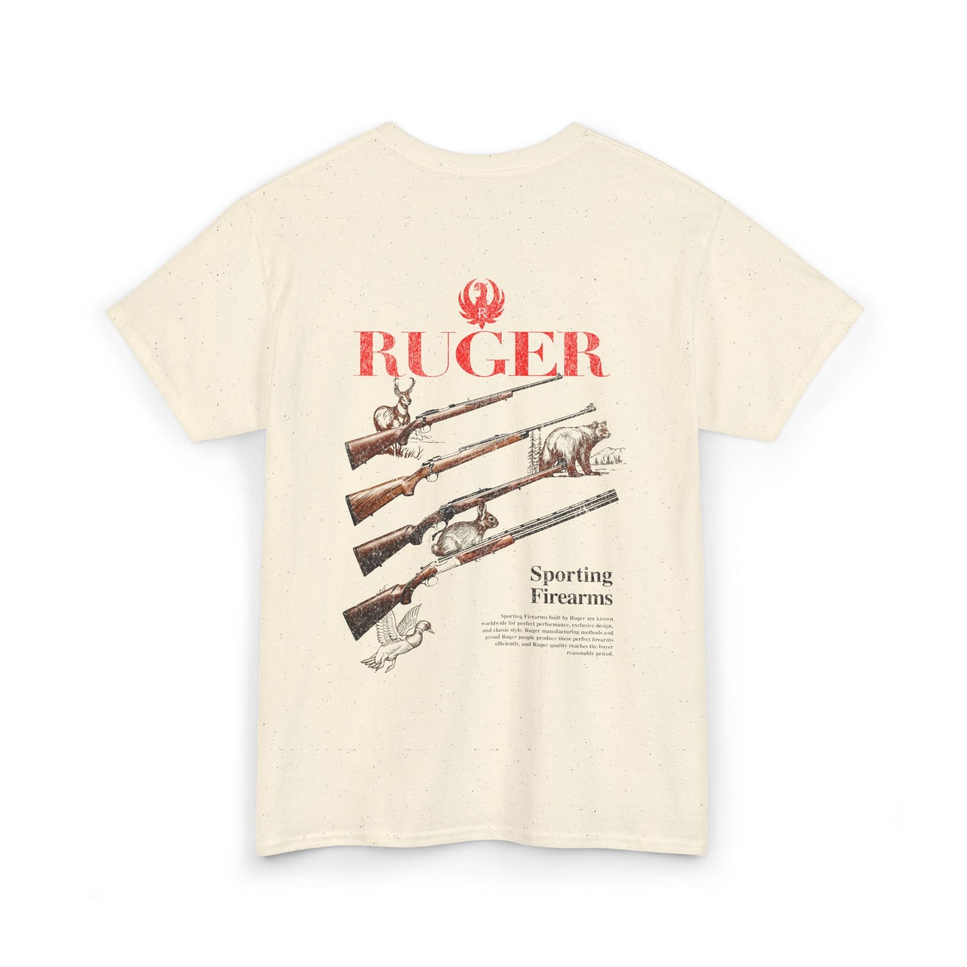 Vintage Firearms Riffle Hunting T-shirt. - KILLER RETRO