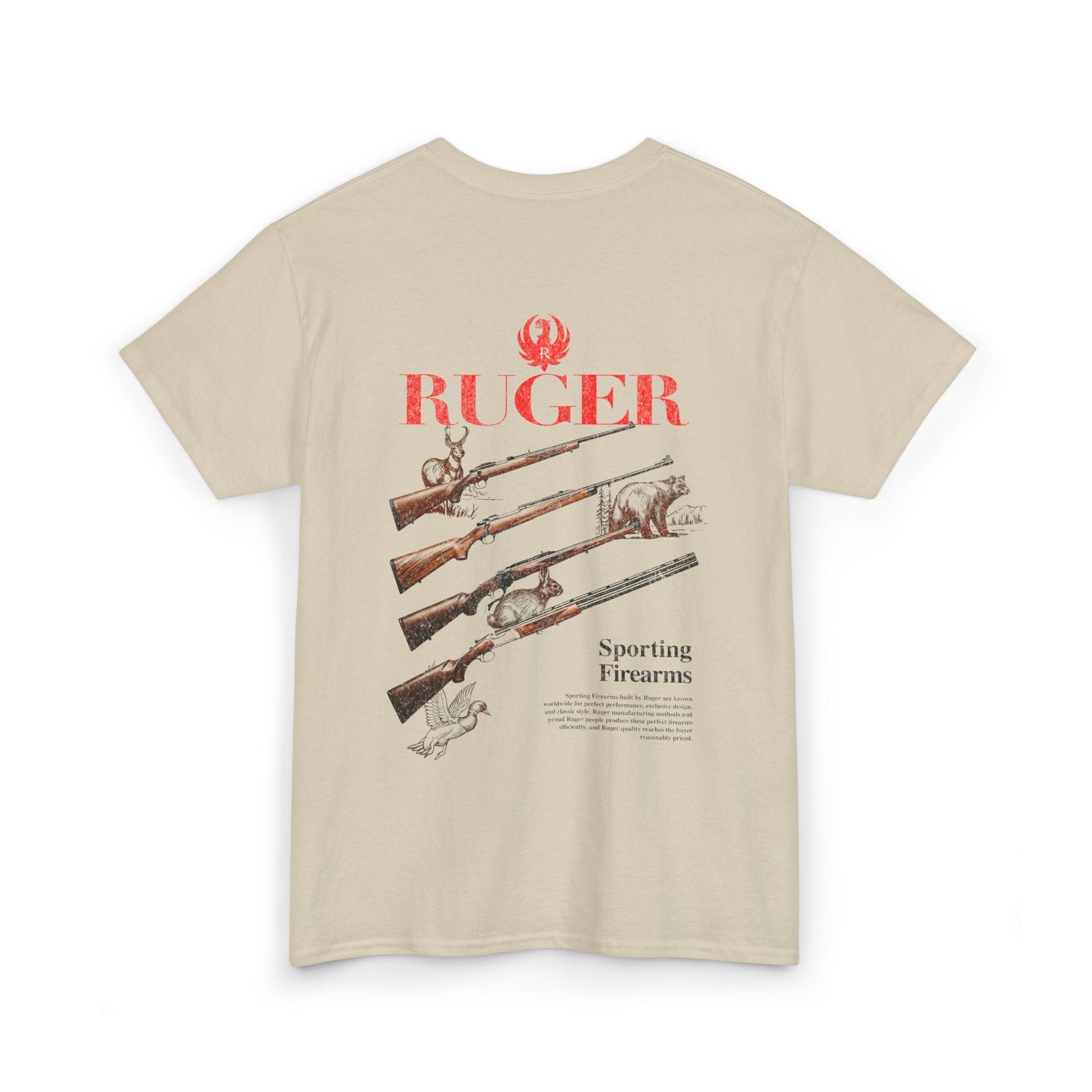 Vintage Firearms Riffle Hunting T-shirt. - KILLER RETRO