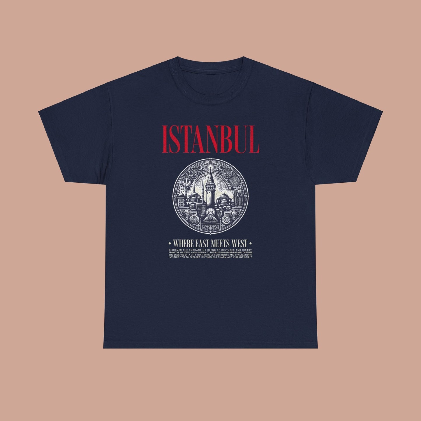 Vintage Travel Istanbul Unisex Cotton Shirt - KILLER RETRO