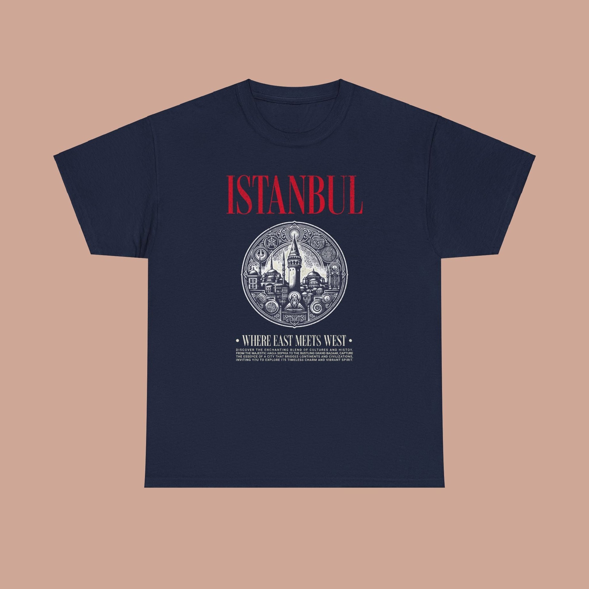 Vintage Travel Istanbul Unisex Cotton Shirt - KILLER RETRO