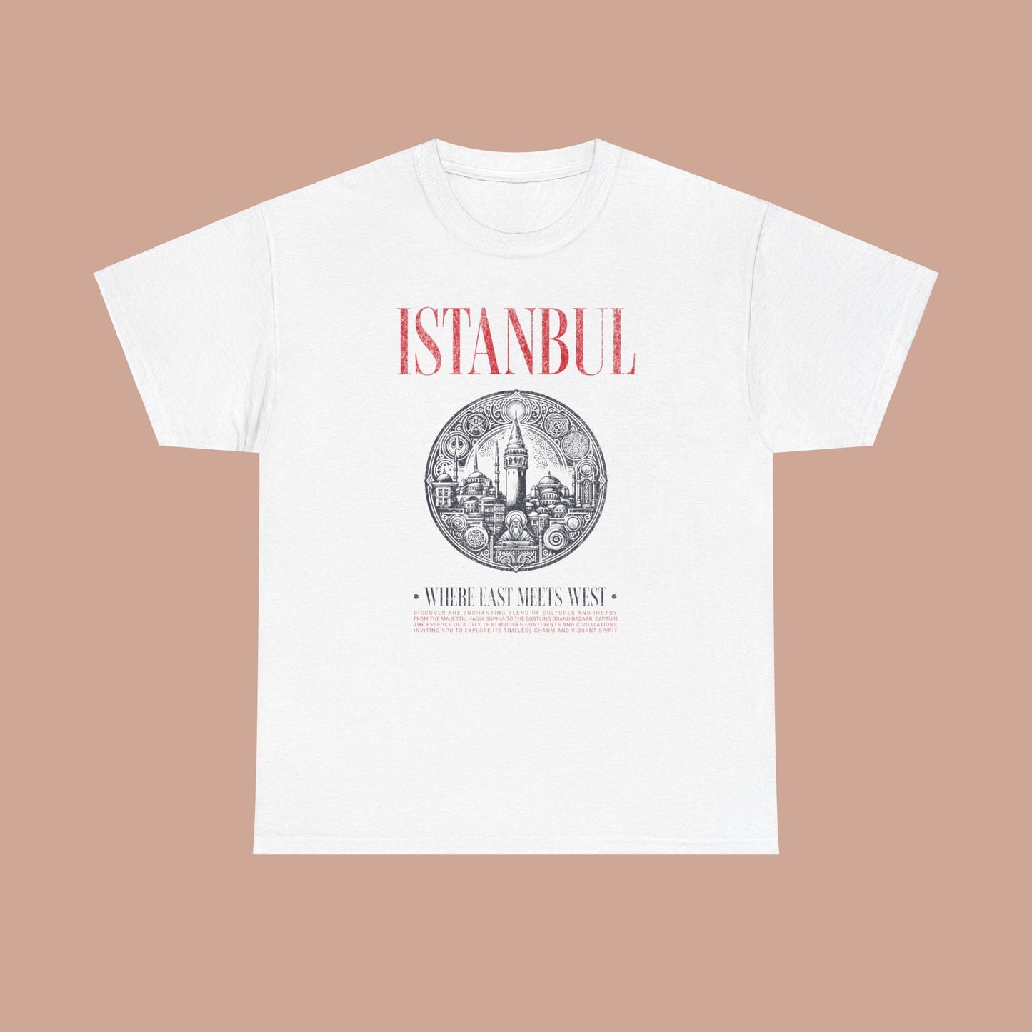 Vintage Travel Istanbul Unisex Cotton Shirt - KILLER RETRO
