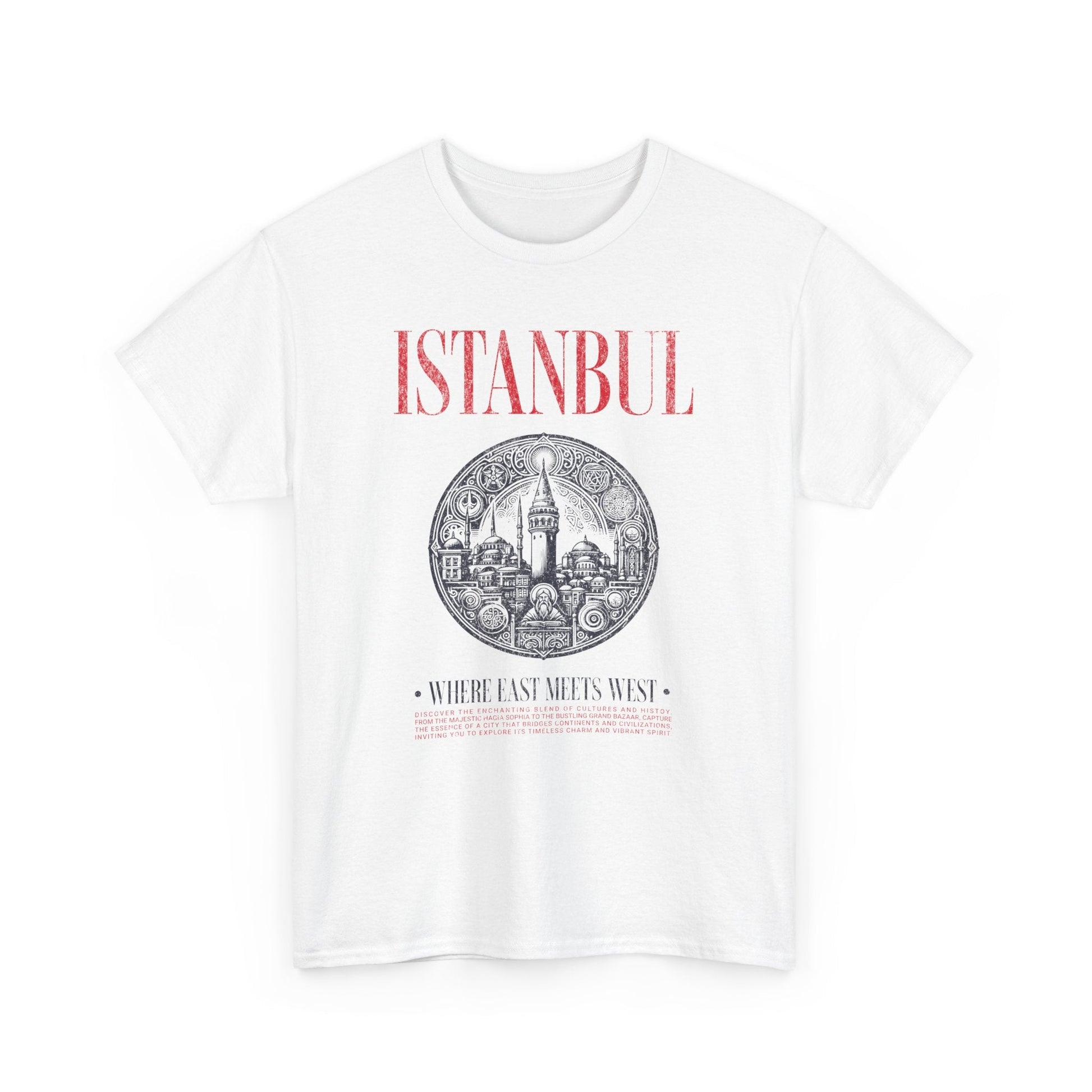 Vintage Travel Istanbul Unisex Cotton Shirt - KILLER RETRO