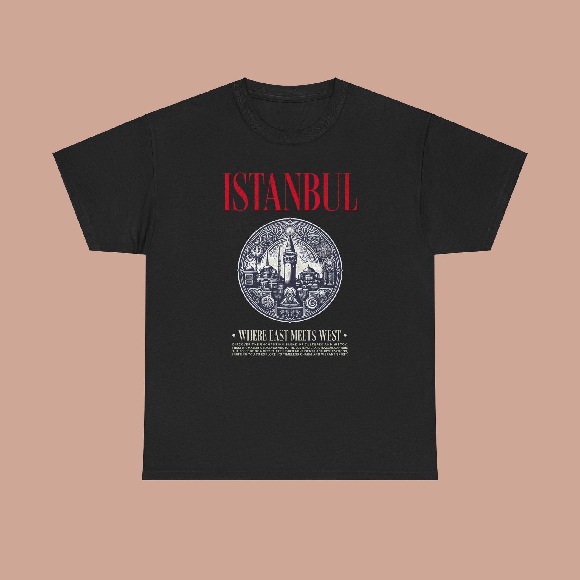 Vintage Travel Istanbul Unisex Cotton Shirt - KILLER RETRO