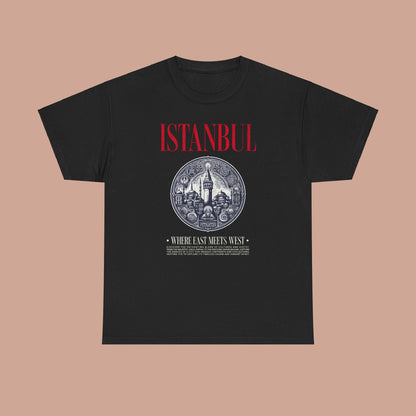 Vintage Travel Istanbul Unisex Cotton Shirt - KILLER RETRO