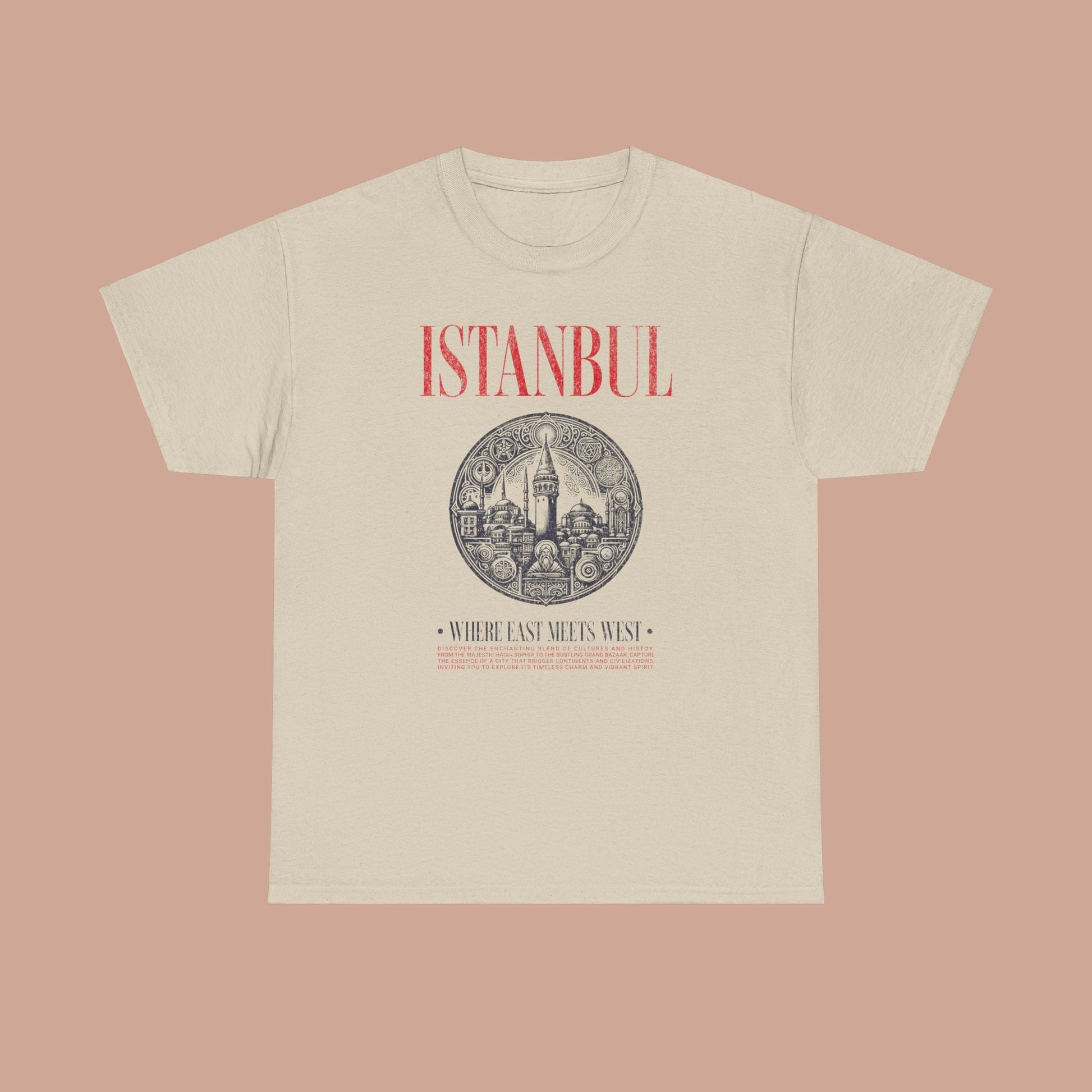 Vintage Travel Istanbul Unisex Cotton Shirt - KILLER RETRO