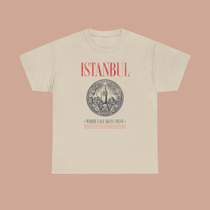 Vintage Travel Istanbul Unisex Cotton Shirt - KILLER RETRO
