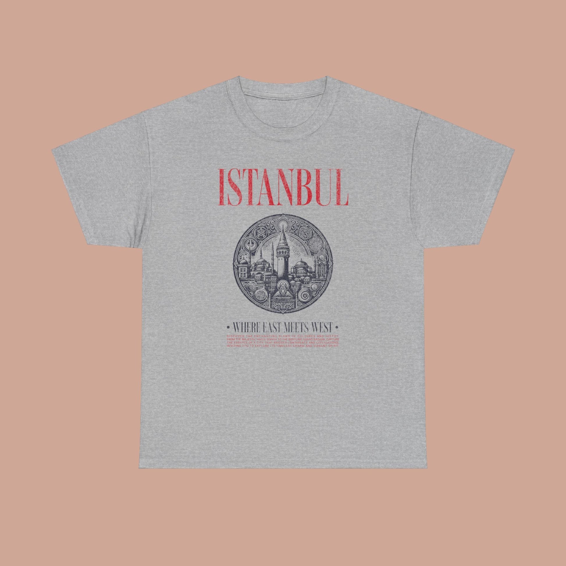 Vintage Travel Istanbul Unisex Cotton Shirt - KILLER RETRO