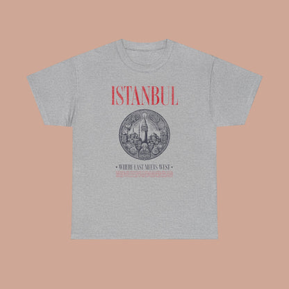 Vintage Travel Istanbul Unisex Cotton Shirt - KILLER RETRO