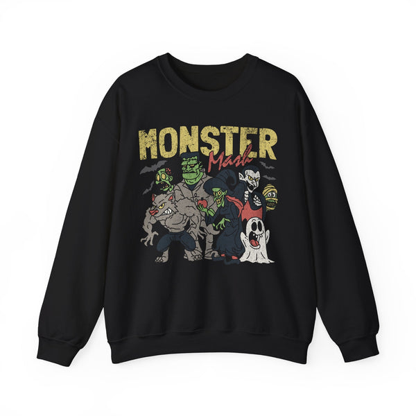 monsters sweatshirt Vintage Monster Mash Sweatshirt - Unisex Retro Halloween Horror Shirt.  Comics, Animation, Movie Lovers, Halloween Gift