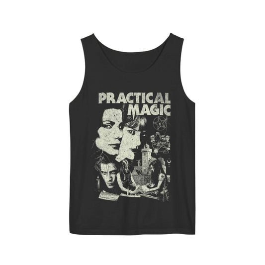 Vintage Practical Magic Dyed Tank Top - Witchy Apparel, Summer Casual, Movie Lover Gift, Great for Festivals, Comfort Colors - KILLER RETRO