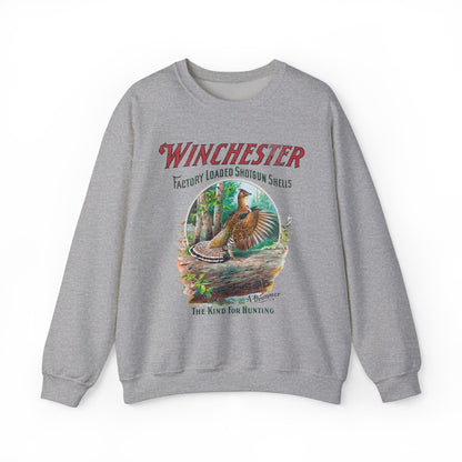 Vintage Rifle Shirt. 70's Winchester Hunting Shotgun Shell Ad Sweatshirt. - KILLER RETRO