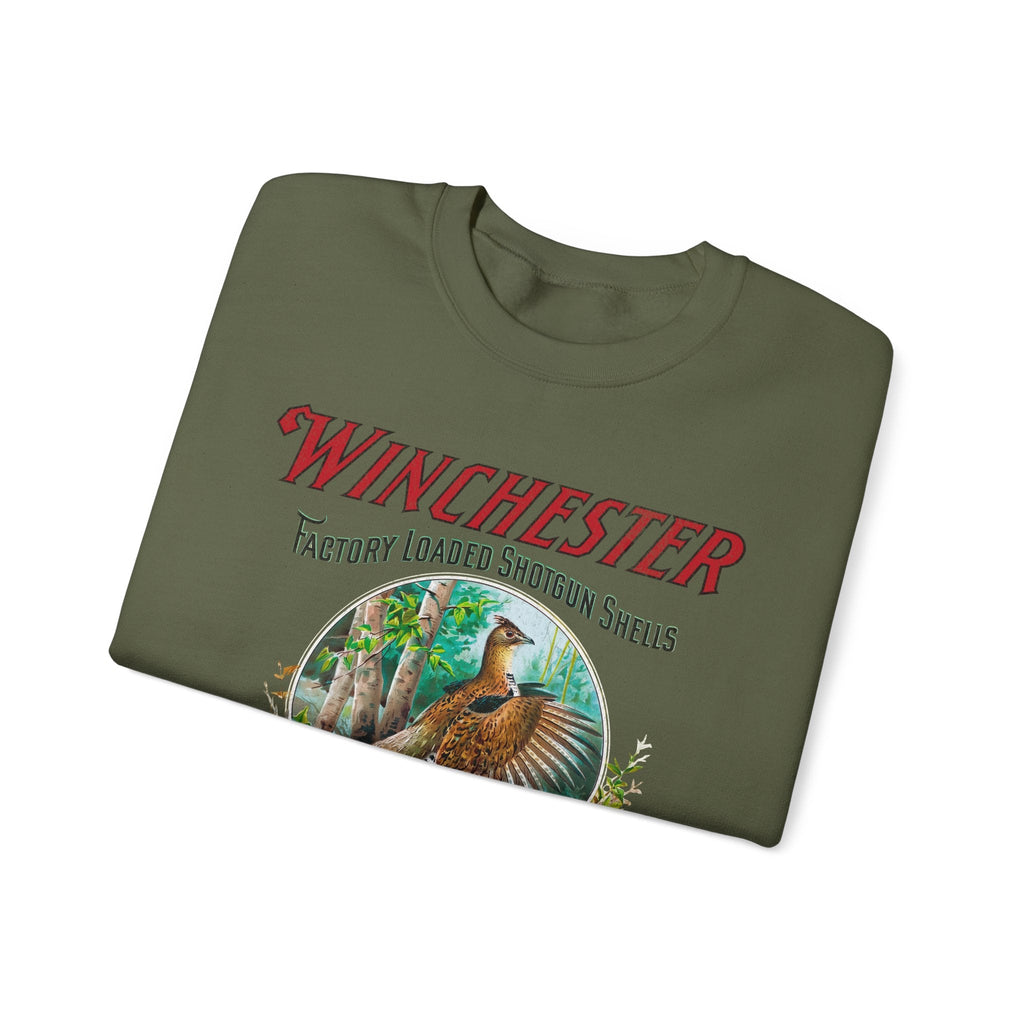 Vintage Rifle Shirt. 70's Winchester Hunting Shotgun Shell Ad Sweatshirt. - KILLER RETRO