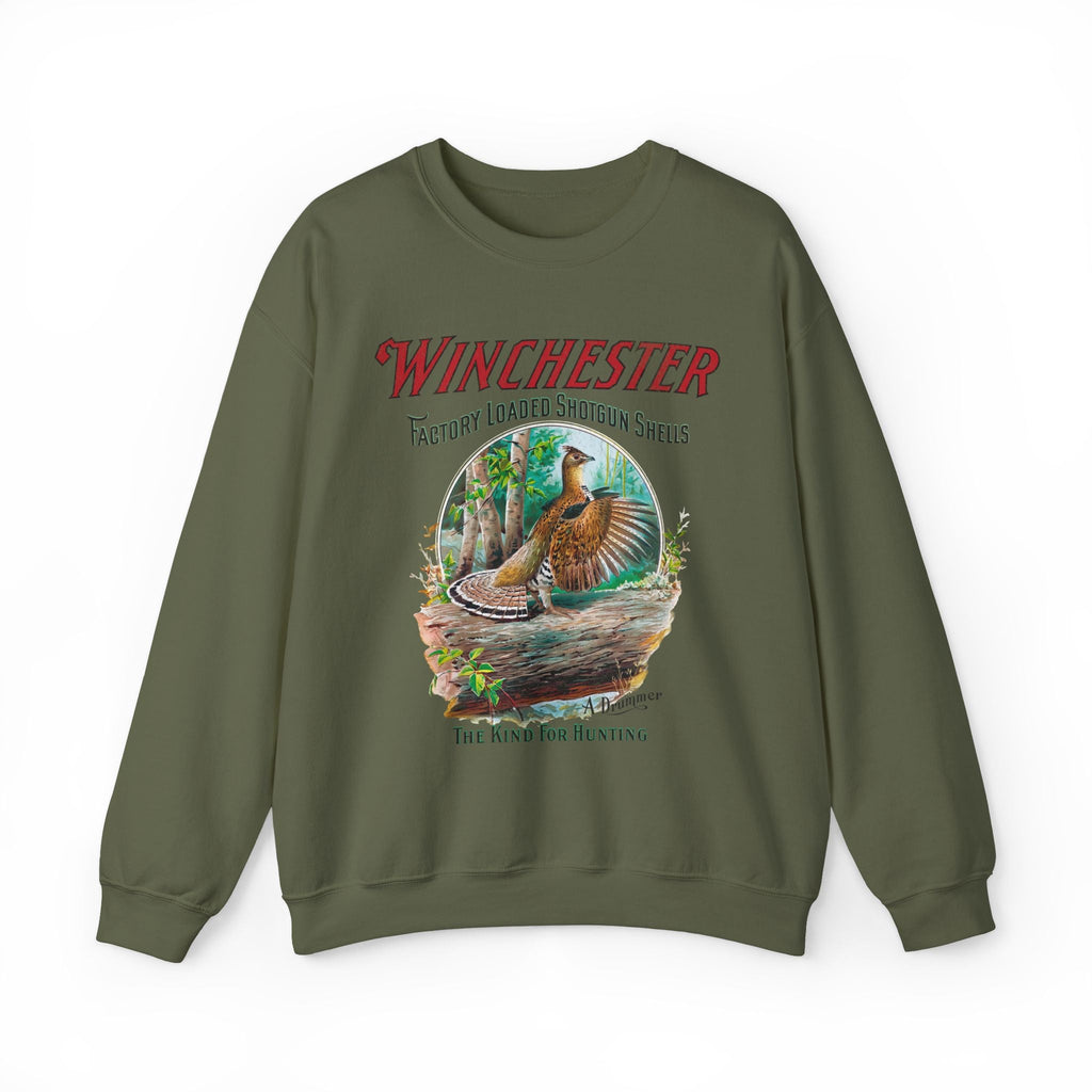 Vintage Rifle Shirt. 70's Winchester Hunting Shotgun Shell Ad Sweatshirt. - KILLER RETRO