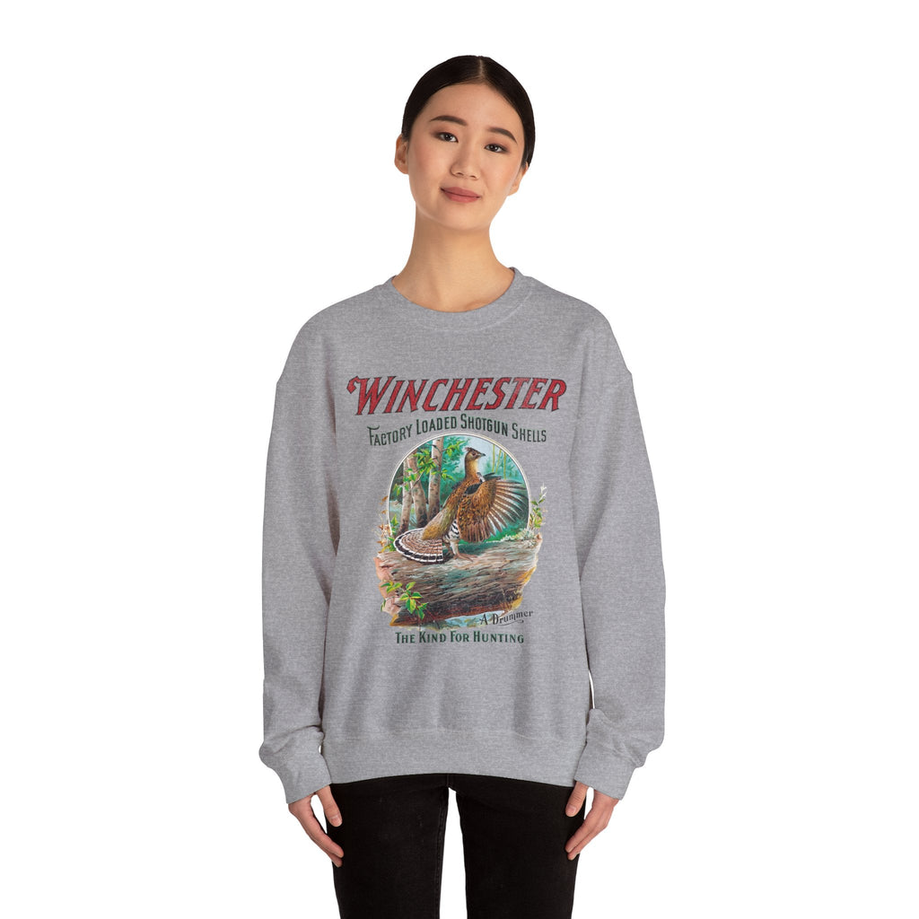 Vintage Rifle Shirt. 70's Winchester Hunting Shotgun Shell Ad Sweatshirt. - KILLER RETRO