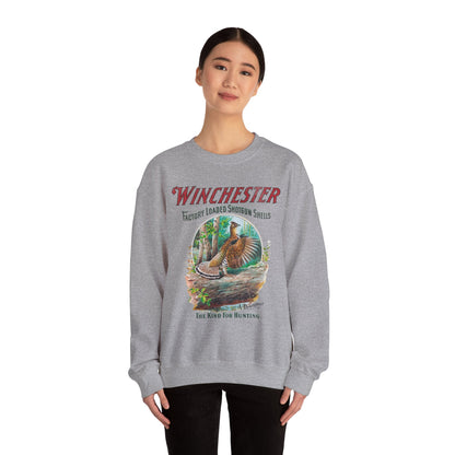 Vintage Rifle Shirt. 70's Winchester Hunting Shotgun Shell Ad Sweatshirt. - KILLER RETRO