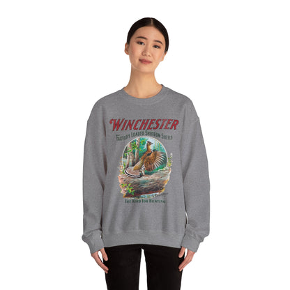 Vintage Rifle Shirt. 70's Winchester Hunting Shotgun Shell Ad Sweatshirt. - KILLER RETRO