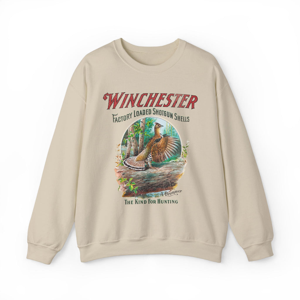 Vintage Rifle Shirt. 70's Winchester Hunting Shotgun Shell Ad Sweatshirt. - KILLER RETRO