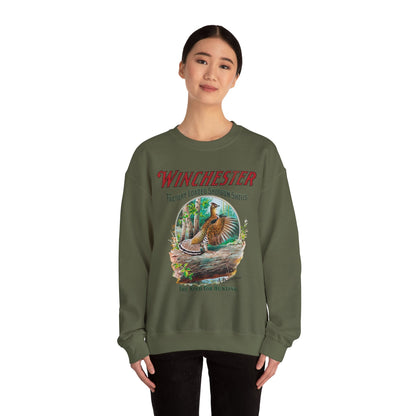 Vintage Rifle Shirt. 70's Winchester Hunting Shotgun Shell Ad Sweatshirt. - KILLER RETRO