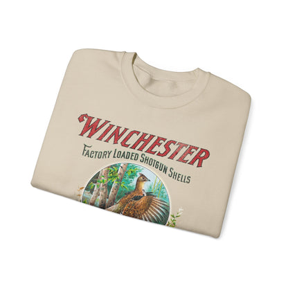 Vintage Rifle Shirt. 70's Winchester Hunting Shotgun Shell Ad Sweatshirt. - KILLER RETRO