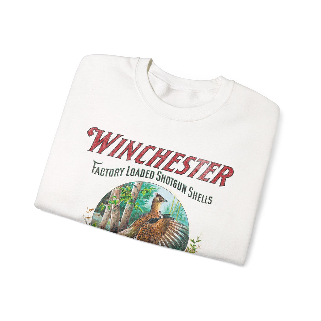 Vintage Rifle Shirt. 70's Winchester Hunting Shotgun Shell Ad Sweatshirt. - KILLER RETRO