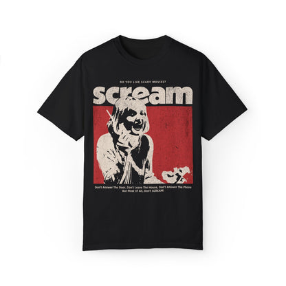 Vintage Scream Graphic Retro Tee. Classic Horror Shirt. - KILLER RETRO