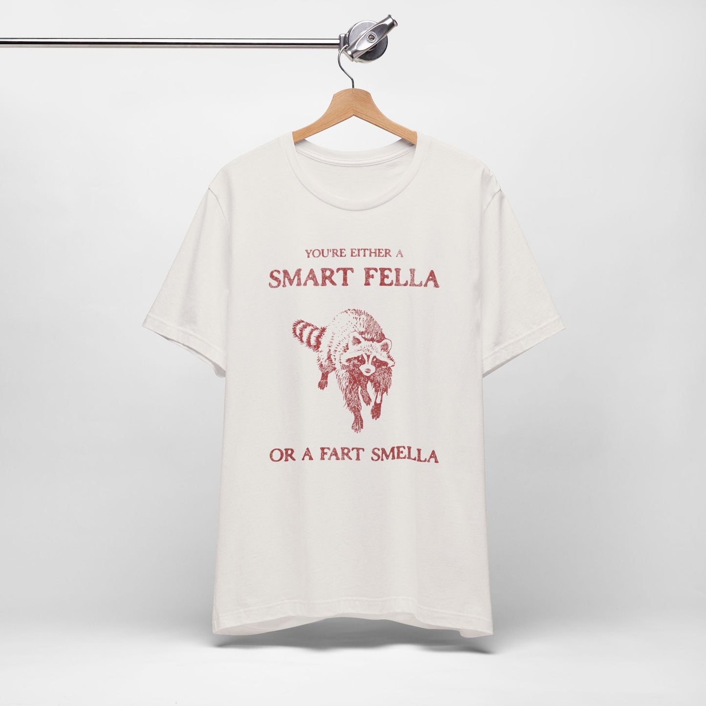 Vintage Smart Fella Funny Raccoon Shirt. - KILLER RETRO