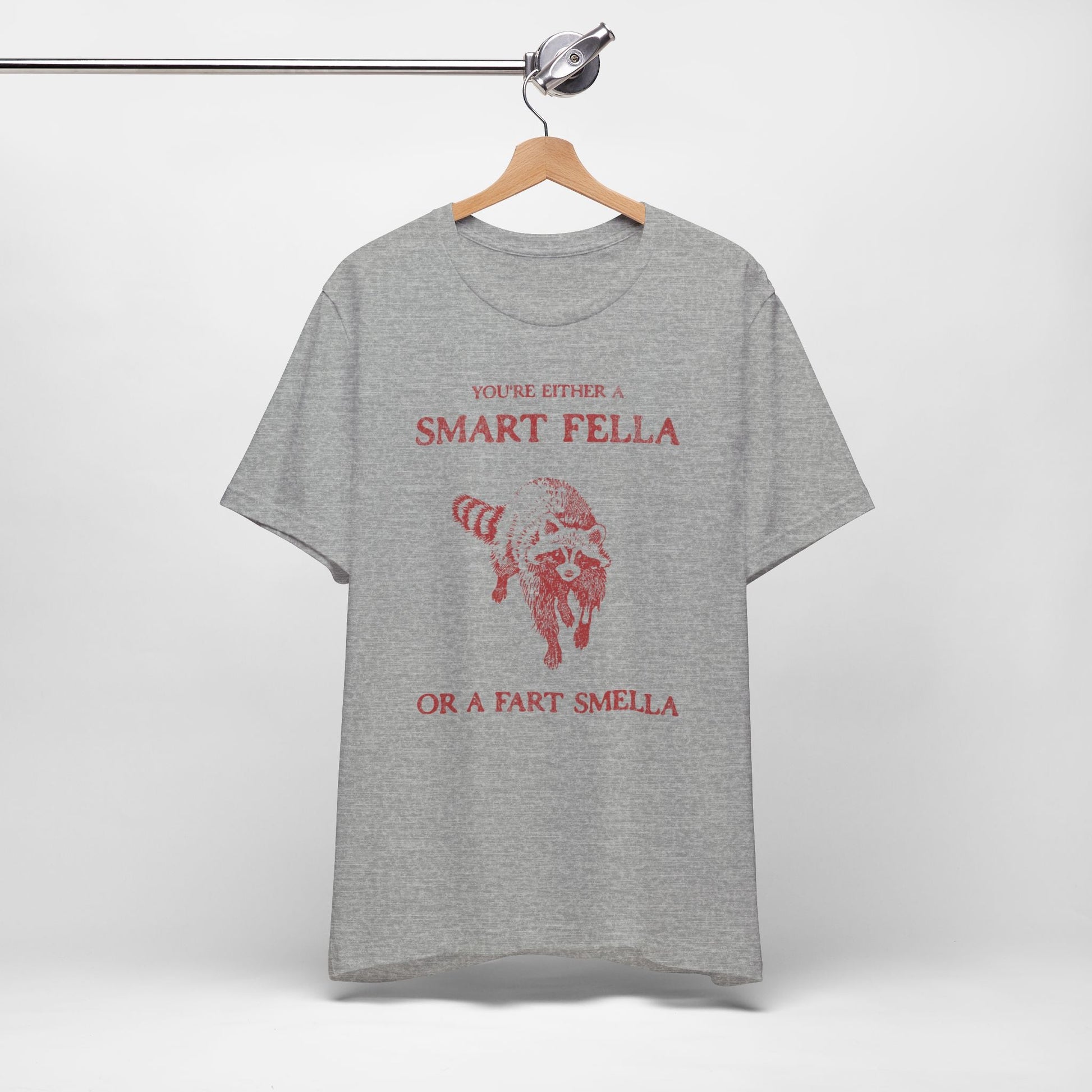 Vintage Smart Fella Funny Raccoon Shirt. - KILLER RETRO