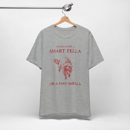 Vintage Smart Fella Funny Raccoon Shirt. - KILLER RETRO