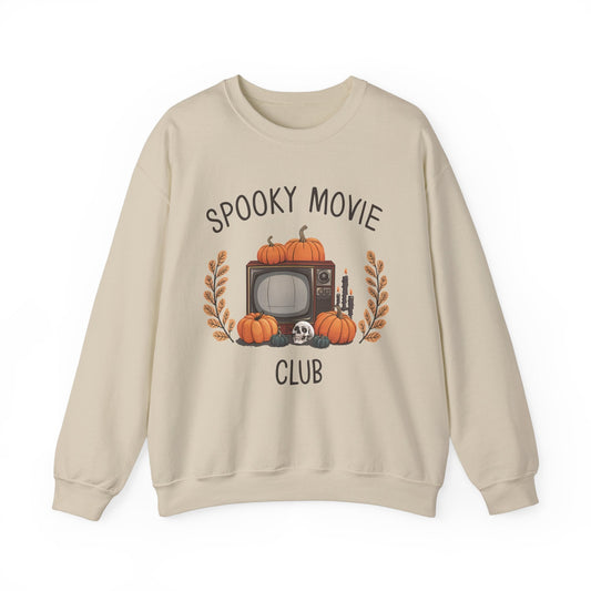 Vintage Spooky Movie Club Sweatshirt - KILLER RETRO