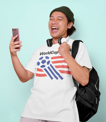 Vintage WorldCup 94 USA Retro Soccer Football Tee. - KILLER RETRO