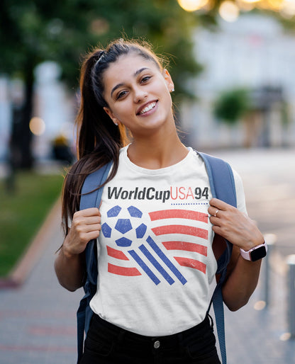Vintage WorldCup 94 USA Retro Soccer Football Tee. - KILLER RETRO