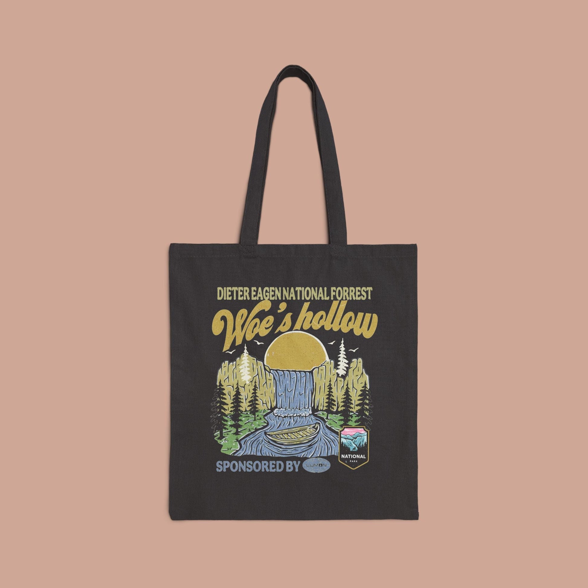 Woe's Hollow Severance Tote Bag, Eco - Friendly Shopping Tote, Beach Bag, Gift for Severance Fans, Travel Bag - KILLER RETRO