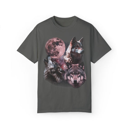Wolves and The Moon Vintage Graphic Tee. - KILLER RETRO