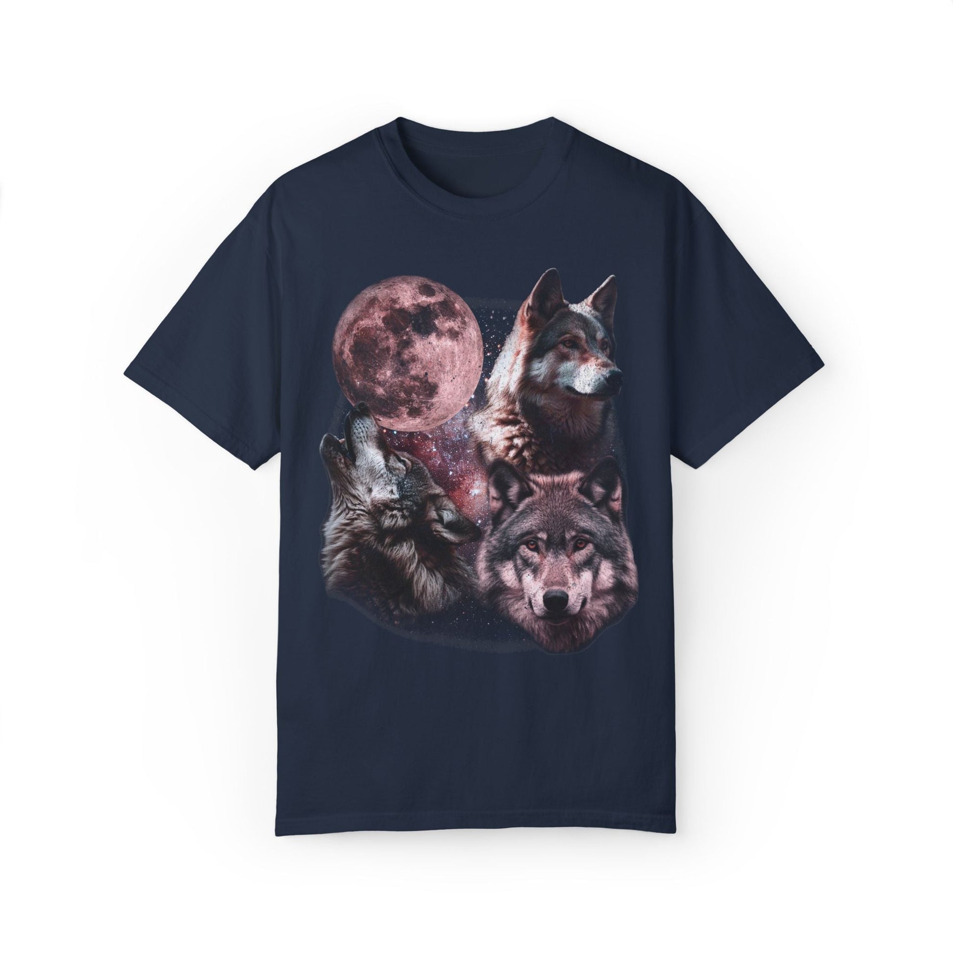 Wolves and The Moon Vintage Graphic Tee. - KILLER RETRO
